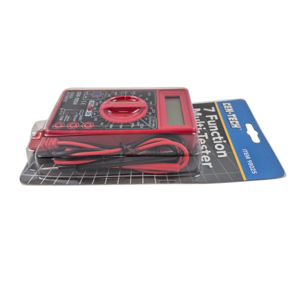 Cen Tech 7 Function Multi Tester Digital Multimeter 98025 NOS LCD Display - Picture 5 of 8